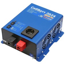 Солнечный Инвертор СибВатт 2024 , преобразователь напряжения DC/AC, 24В/220В, 2000Вт